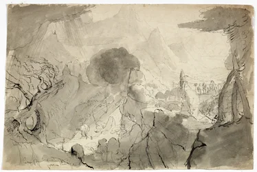 Studie zur Vertreibung aus dem Garten Eden, 1828